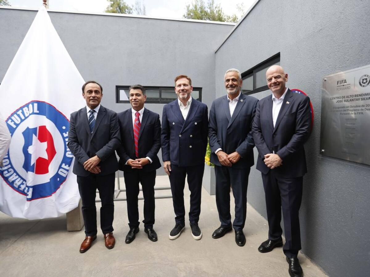 “Será central en el desarrollo del fútbol chileno”: Gianni Infantino inaugura el Centro de Alto Rendimiento José Sulantay
