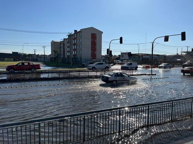 Anuncian nuevo corte de agua en Talcahuano, Concepción y Hualpén por rotura de la misma tubería