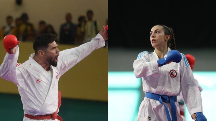 Valentina Toro y Rodrigo Rojas logran el oro en el karate de Santiago 2023