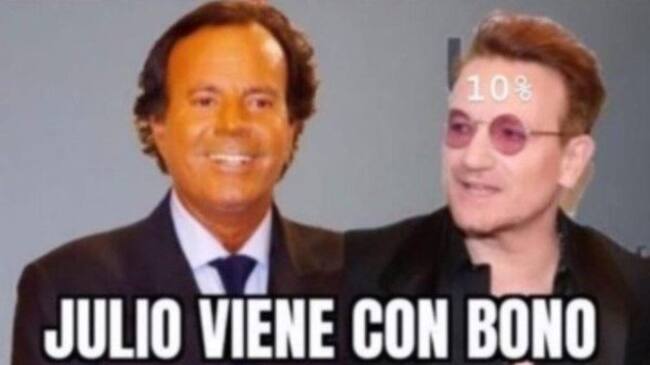 Julio viene con Bono: memes de julio