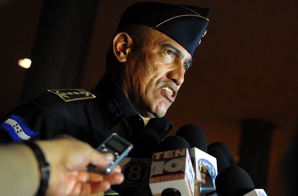 El ex director de la policía de Honduras Juan Carlos Bonilla