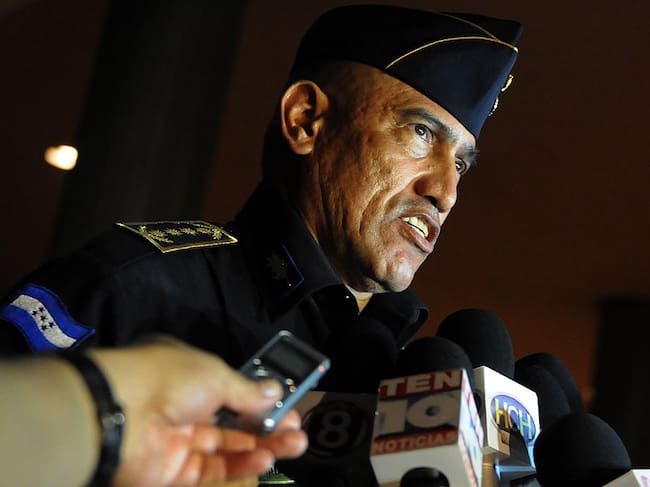 El ex director de la policía de Honduras Juan Carlos Bonilla