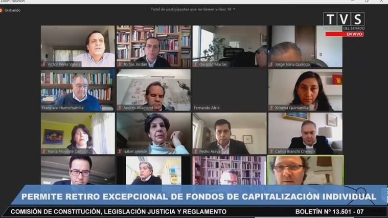 Comisión aprueba idea de legislar retiro de las AFP