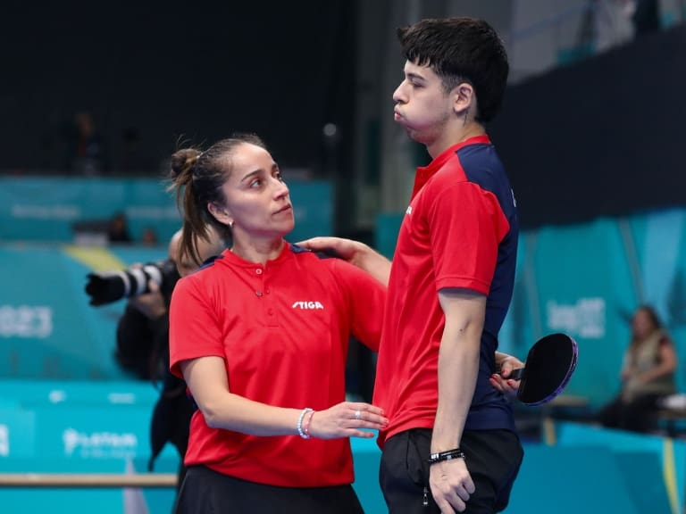 Bronce para Chile: dupla nacional cayó ante Cuba en semifinales del tenis de mesa mixto en Panamericanos
