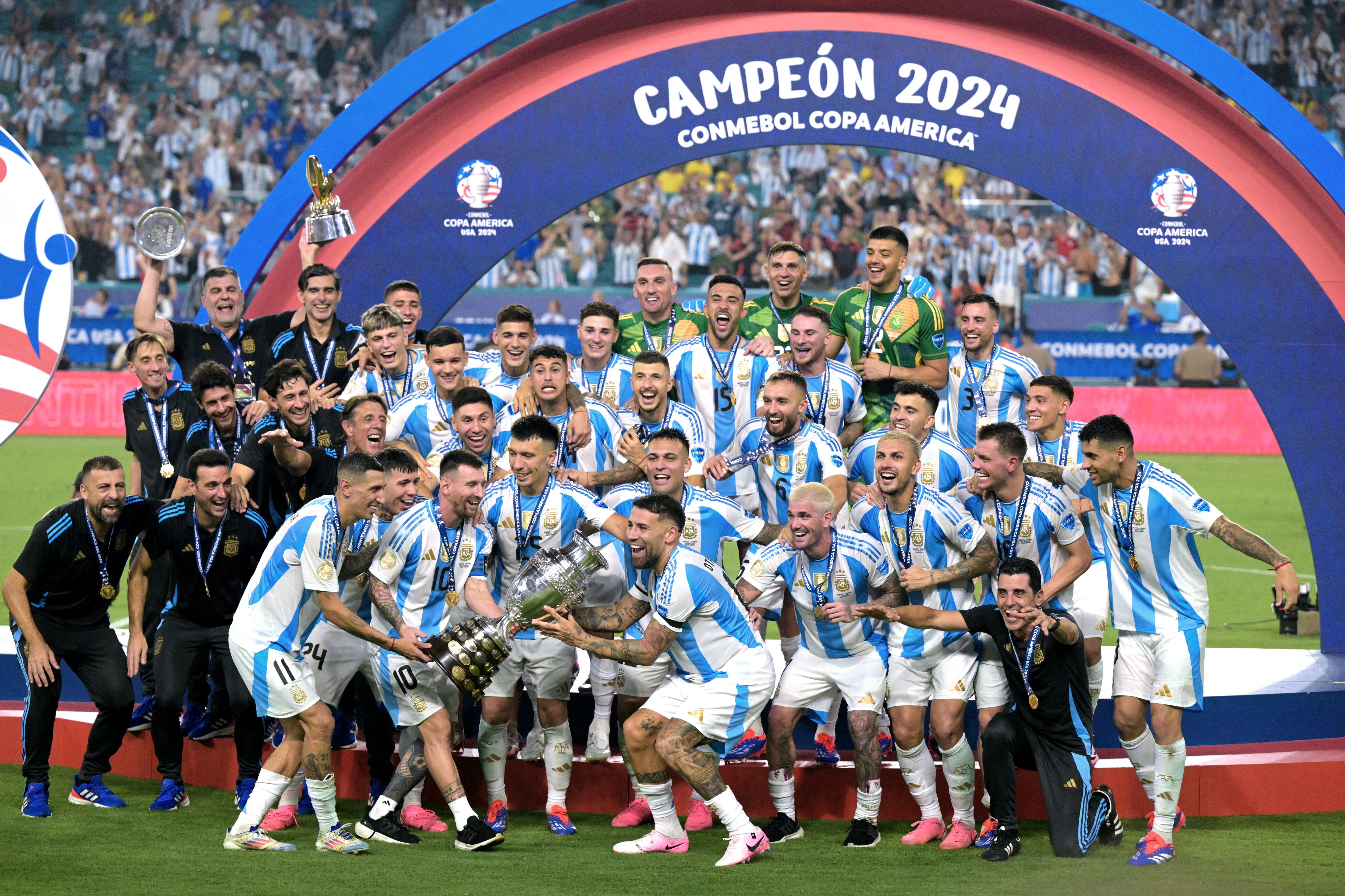 Para nadar en dólares: ¿Cuánto dinero ganó Argentina tras consagrarse campeón de Copa América? | Getty Images