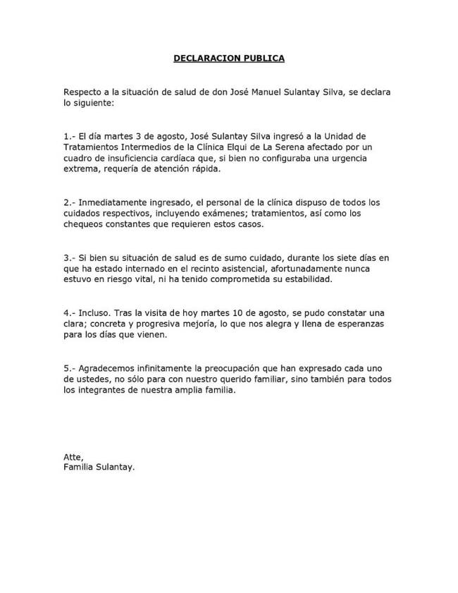 Familia José Sulantay