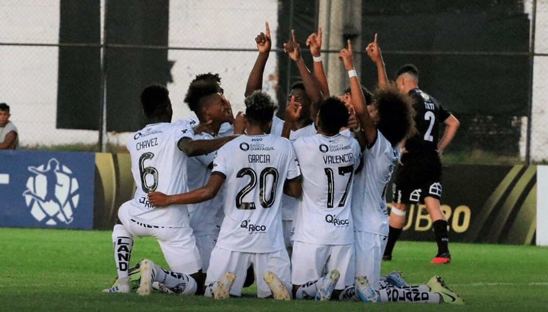 Festejo de Independiente del Valle Sub 20