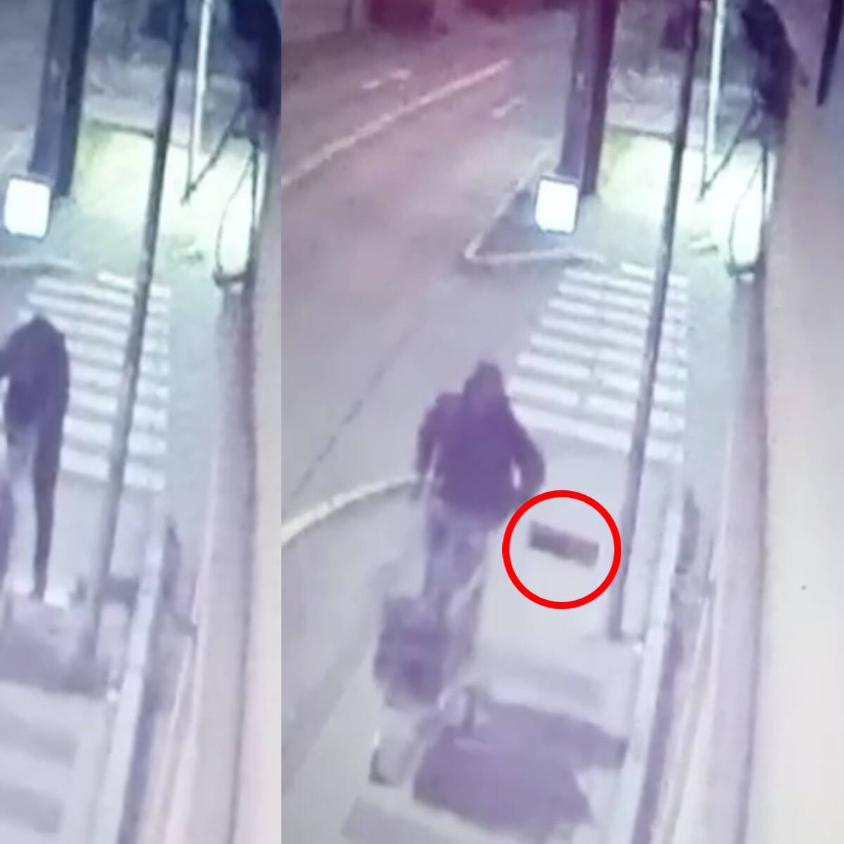 Adulto mayor cae a foso tras robo de tapa de fierro en pleno centro de Concepción