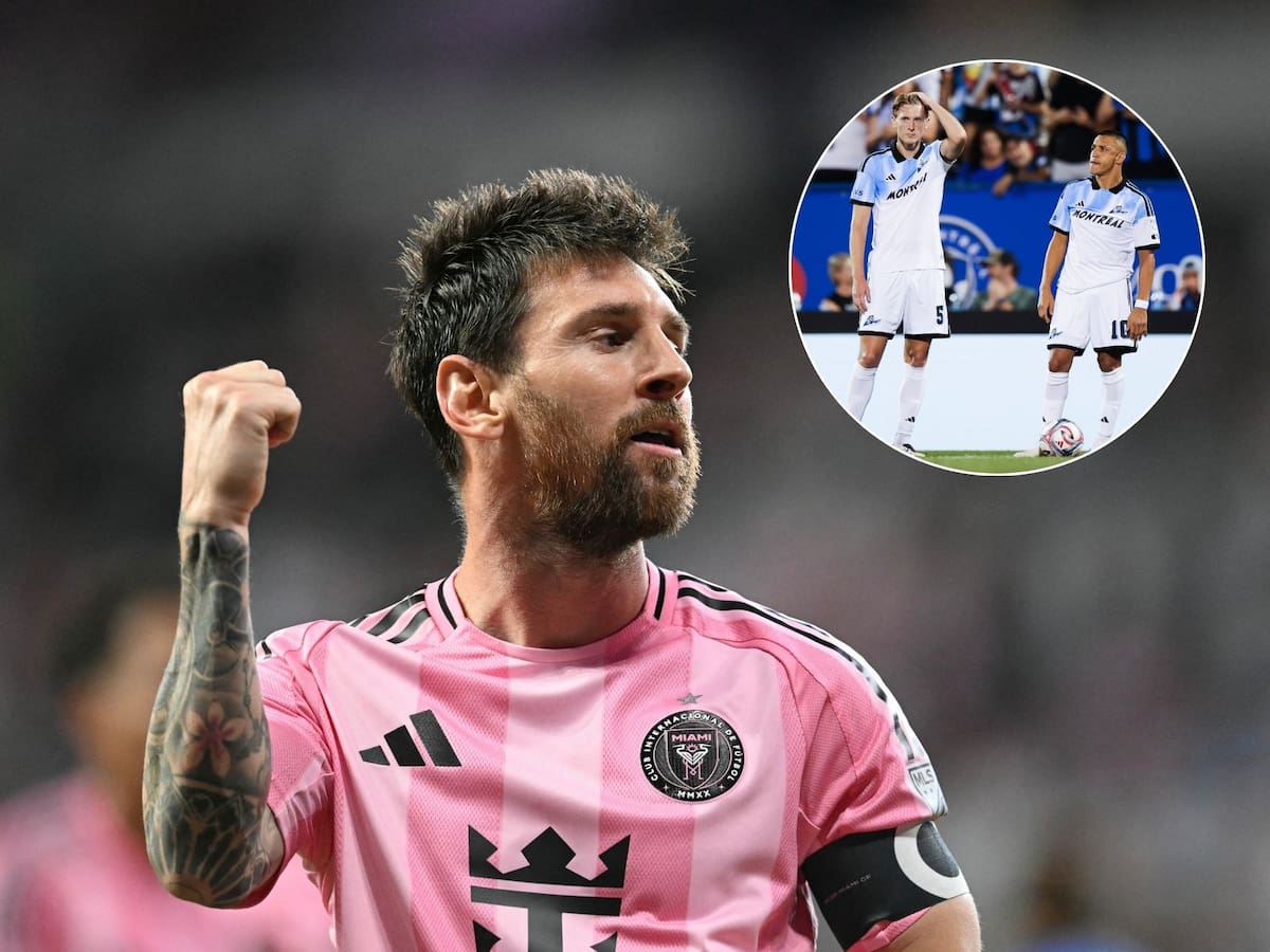 Alexis Sánchez y Thomas Gillier sufren con el show de Lionel Messi en el Inter Miami