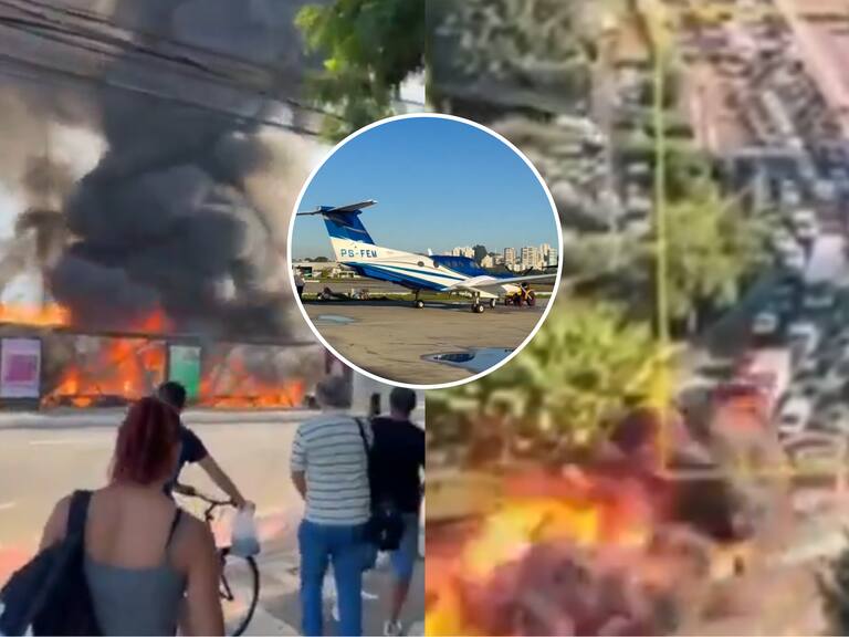 Avioneta se estrella en plena carretera en São Paulo: dos personas murieron y seis quedaron heridas