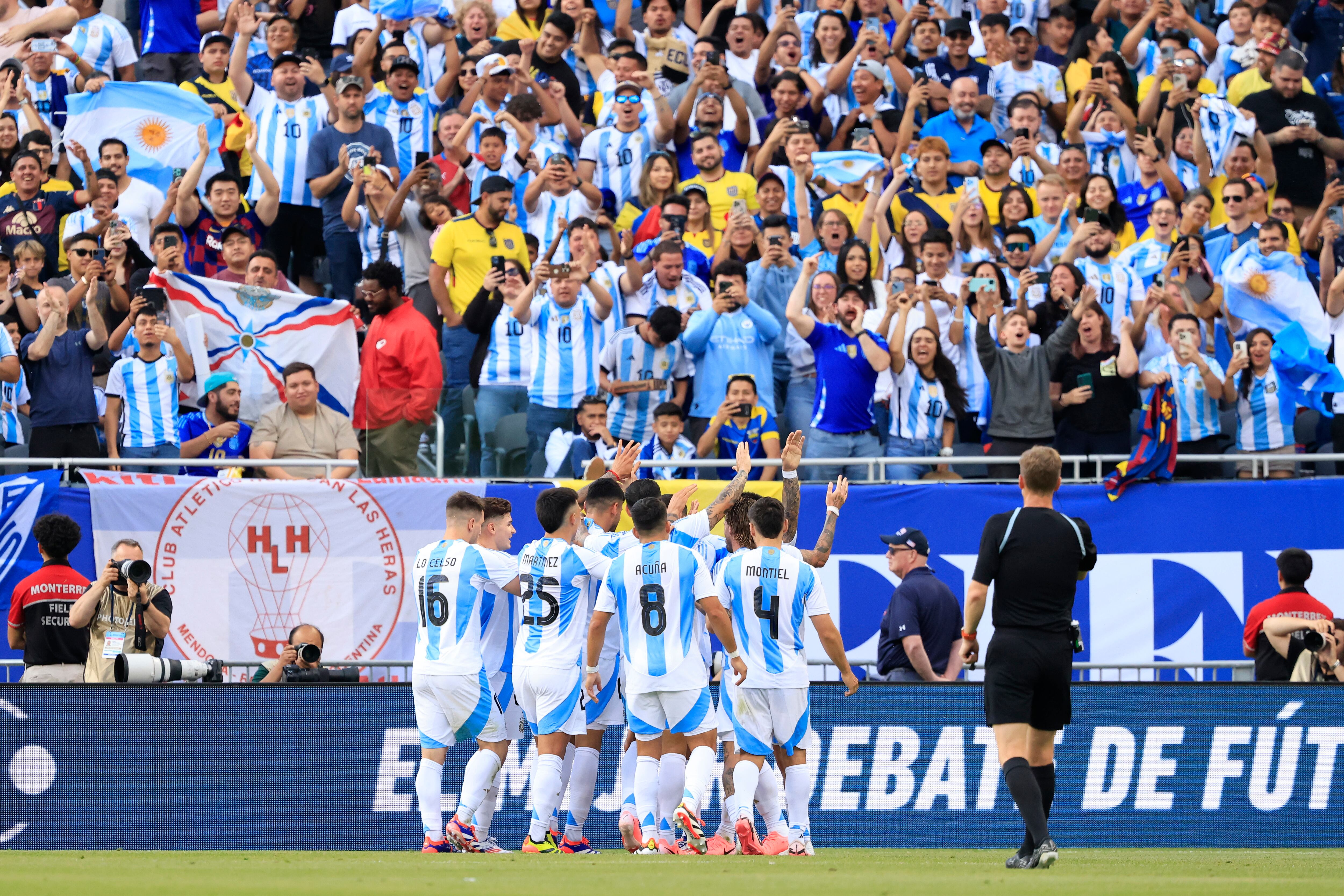Argentina superó a Ecuador en amistoso internacional previo a Copa América | Getty Images