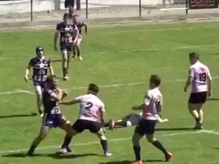 Rugbysta noqueó a un árbitro y fue suspendido de por vida