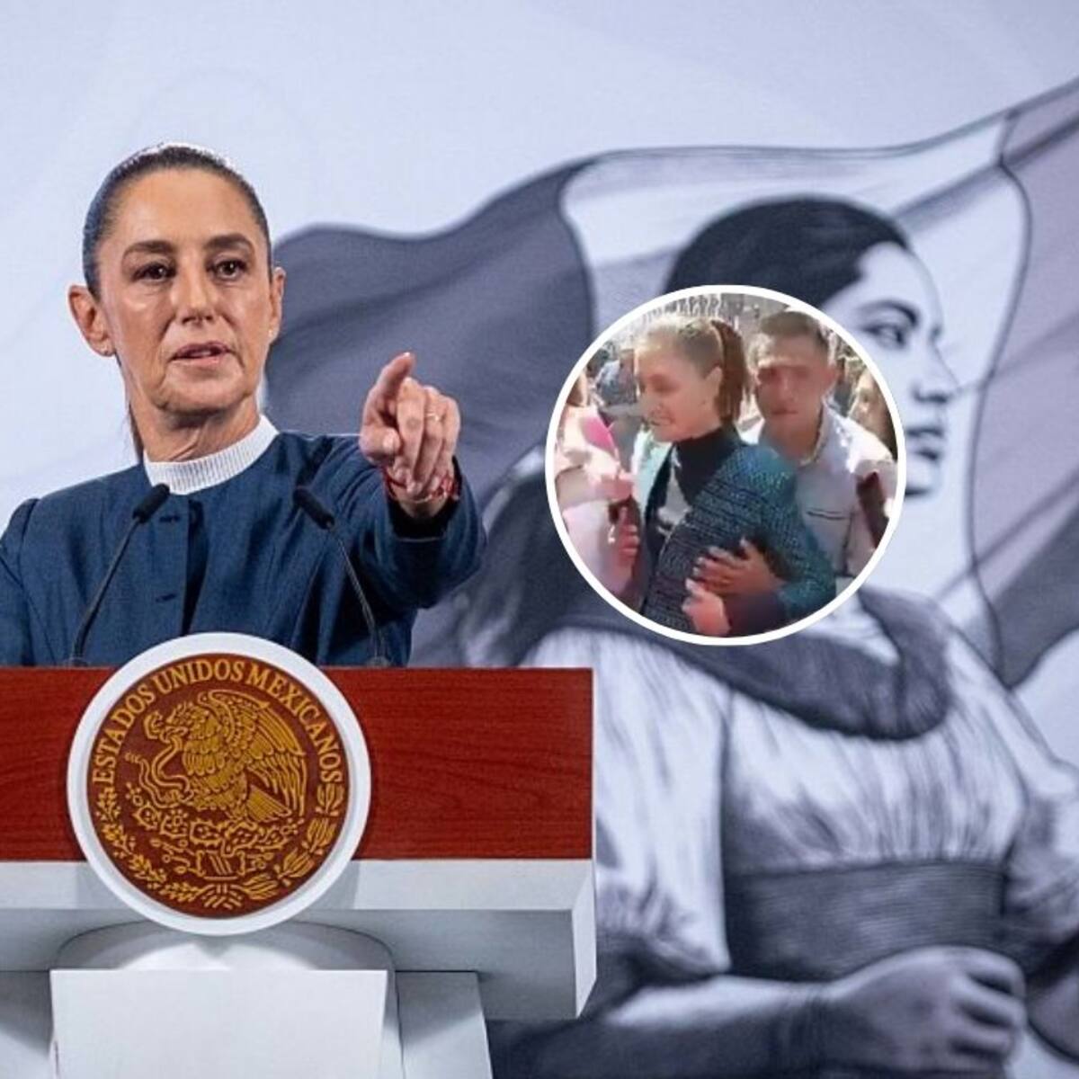 Presidenta de México denuncia al hombre que la acosó: “Si no lo hago, ¿en qué condición quedan las mexicanas?"