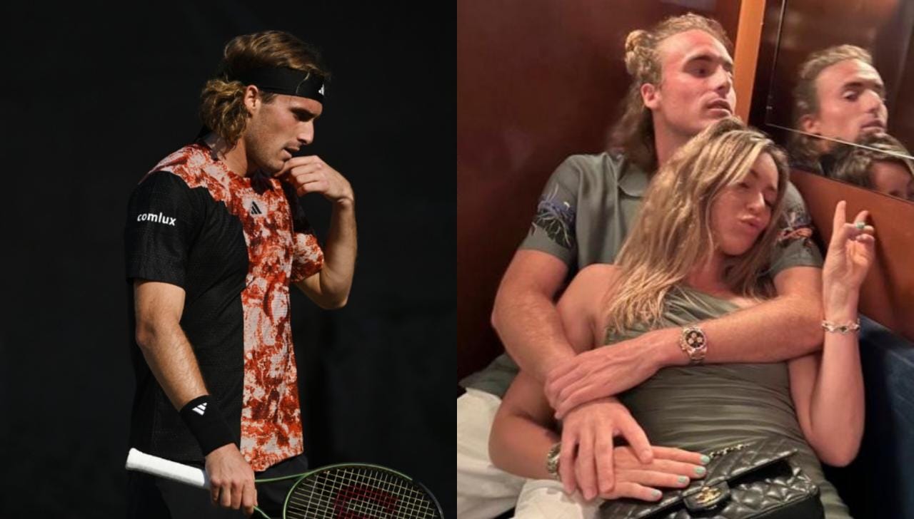 Tsitsipas pierde el primer partido tras declarar su amor por Paula Badosa