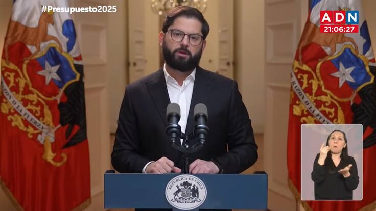 Presidente Gabriel Boric presenta la Ley de Presupuesto 2025