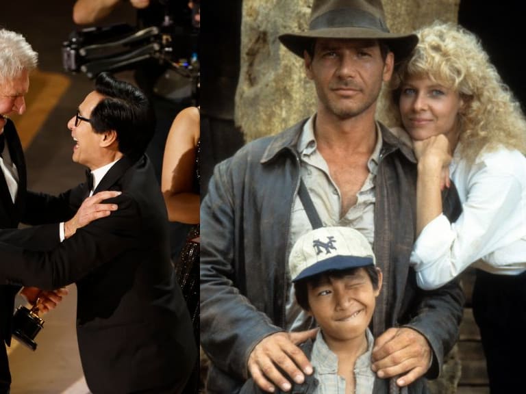 Harrison Ford y Ke Huy Quan se abrazan en emotivo reencuentro durante los premios Oscar 2023