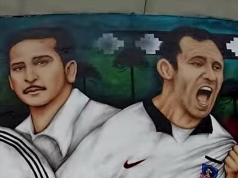 Así fue el proceso del nuevo mural histórico de Colo Colo