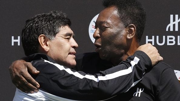 Pelé también lamentó la muerte de Maradona