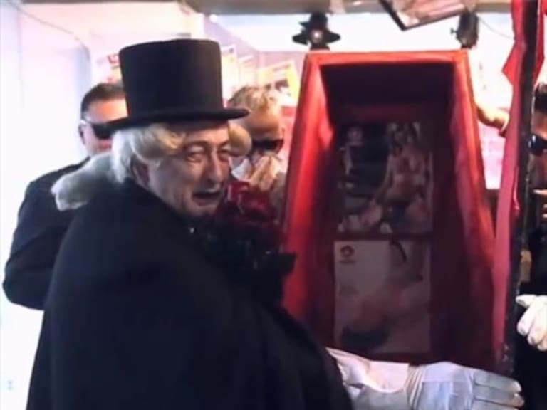 La Cuarta despidió la «Bomba 4» con un funeral