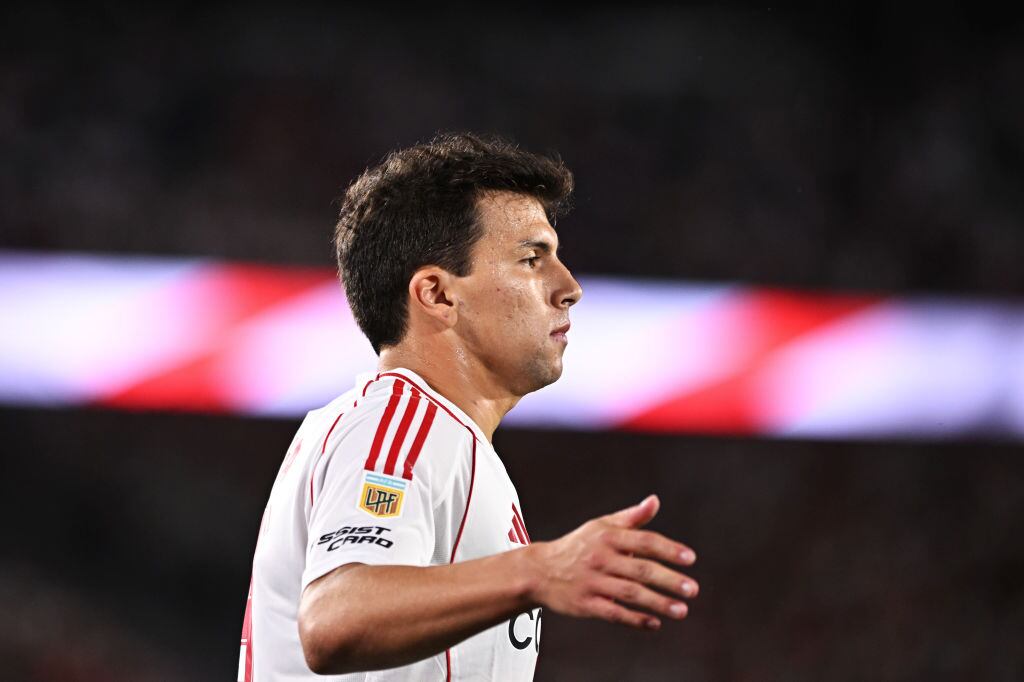 Gonzalo Tapia sumó minutos en ajustada victoria de River sobre Lanús por la Liga Argentina | Getty Images