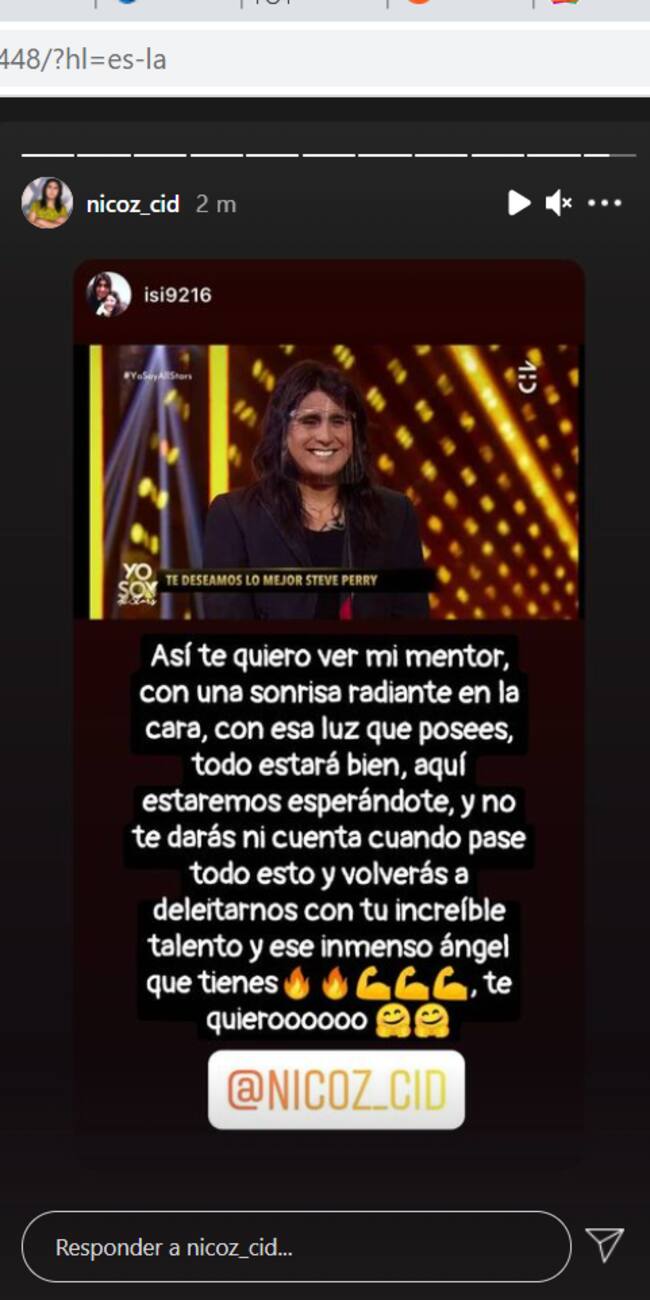 Nicolás Cid, imitador de Steve Perry