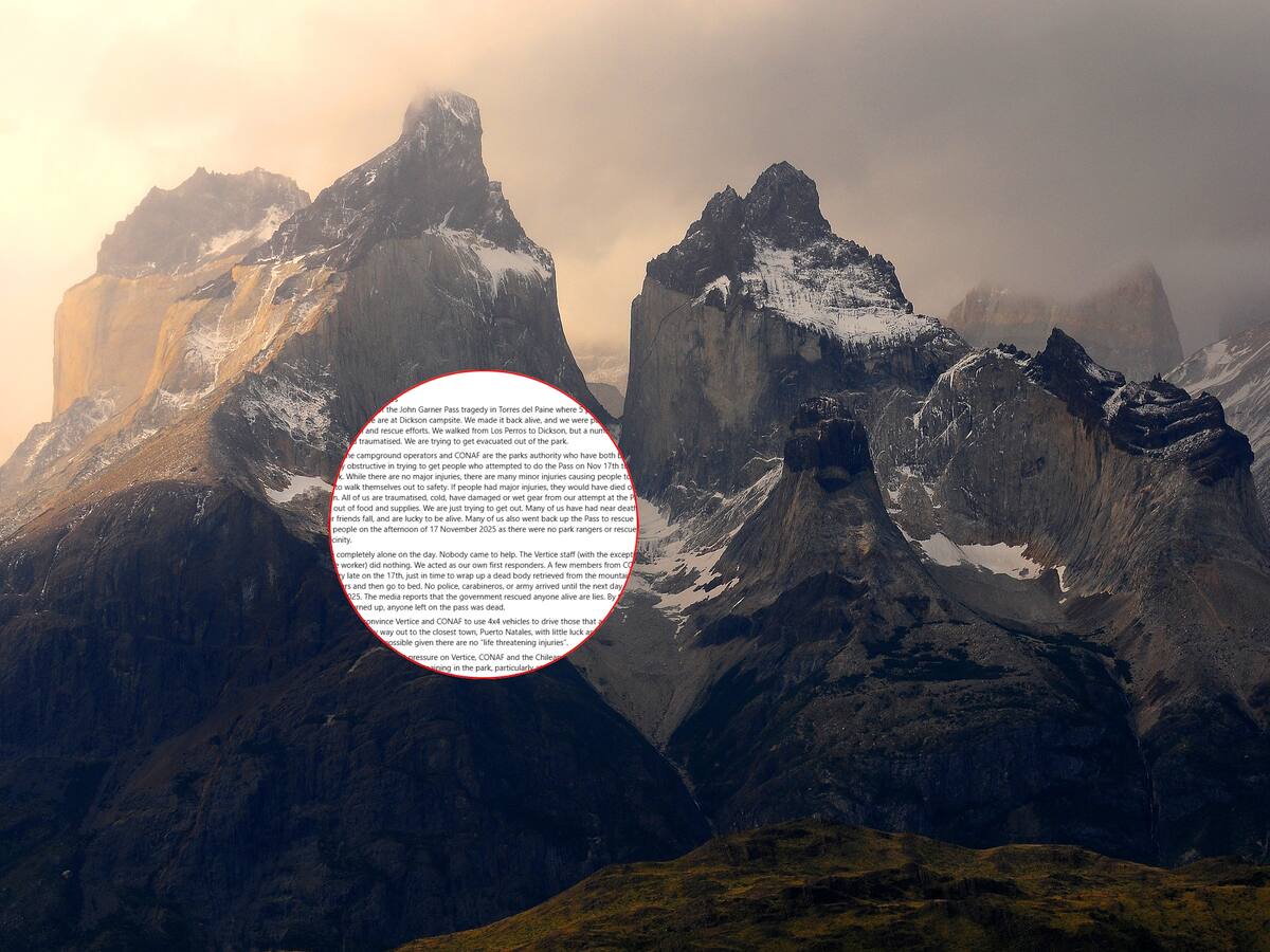 “Hemos visto caer a nuestros amigos”: sobrevivientes relatan dramático escape tras tragedia en Torres del Paine que dejó 5 turistas muertos