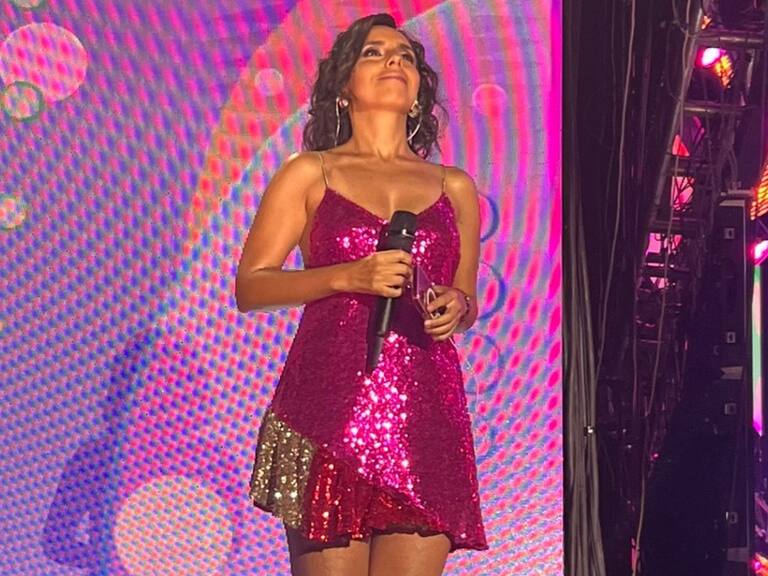 Festival de Las Condes: reportera de Canal 13 deslumbró con look estilo «Aquí se baila»