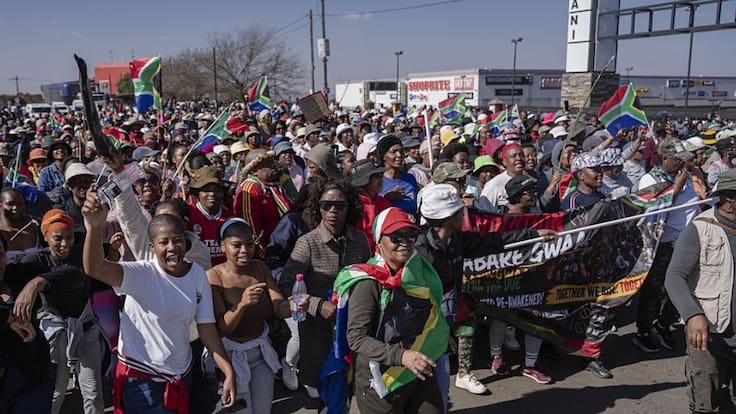 Sudáfrica en alerta máxima por marchas antiinmigración tras ola de ataques xenófobos