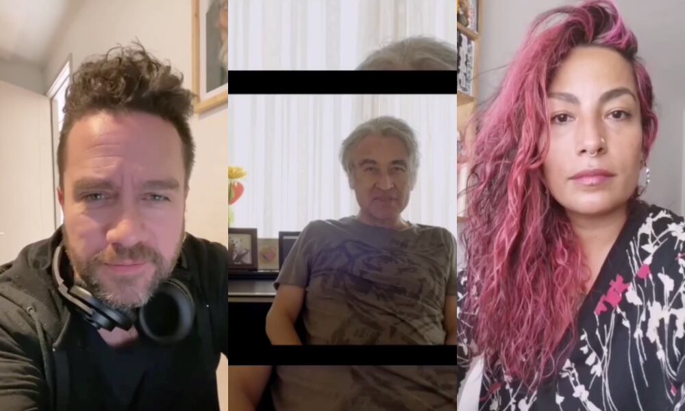 Capturade Pantalla de video de Cote Foncea, Jorge González, Anita Tijoux, entre otros.
