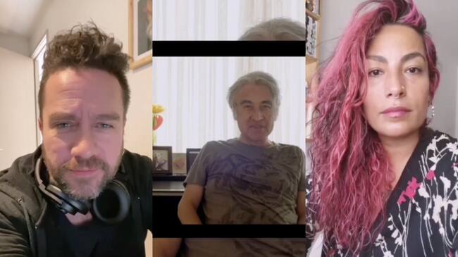 Capturade Pantalla de video de Cote Foncea, Jorge González, Anita Tijoux, entre otros.