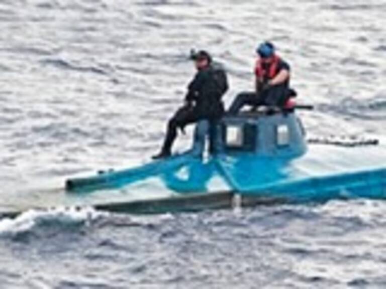Descubren submarino con 8 toneladas de cocaína