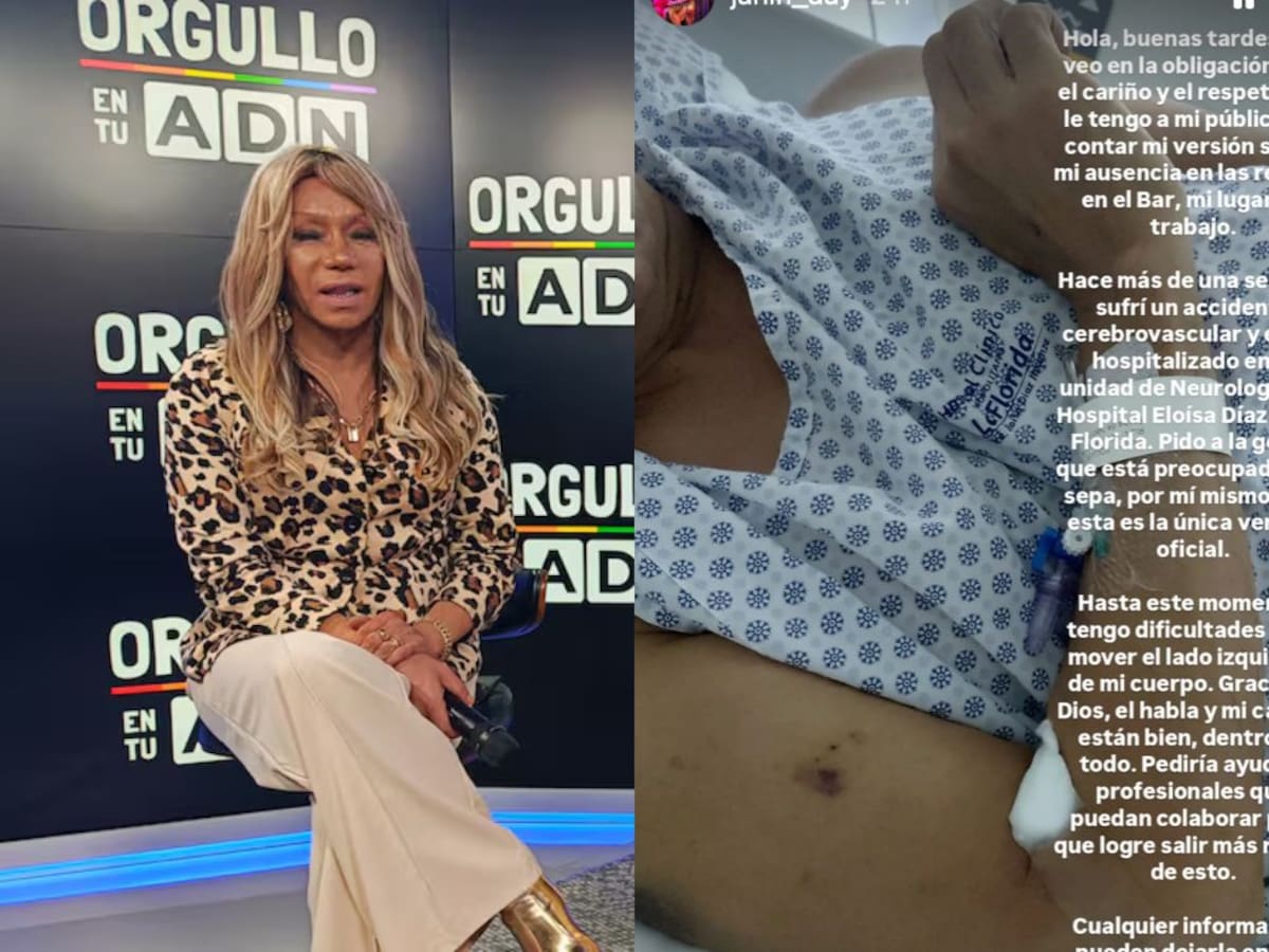 Transformista chilena Janin Day sufre ACV y permanece hospitalizada: “Tengo dificultades para mover el lado izquierdo”
