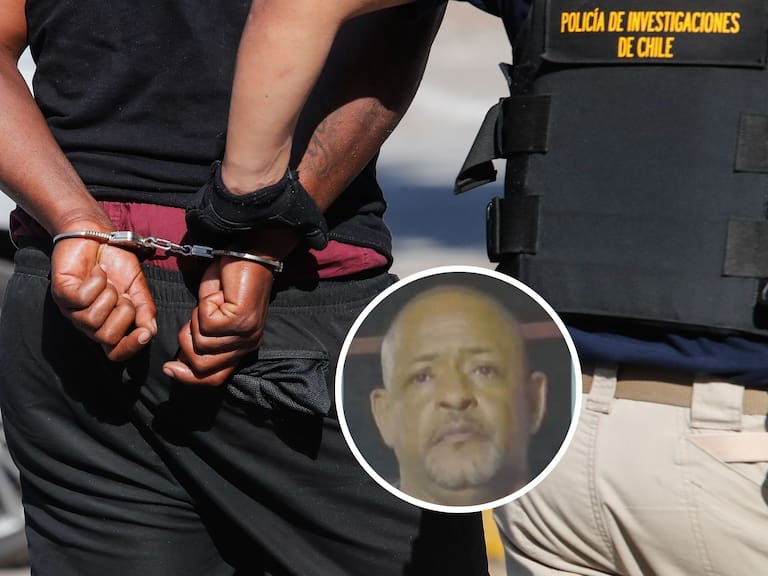 Imagen referencial de fondo: Agencia UNO | El hombre corresponde a José Herrera Pozo: foto extraída de Canal 13