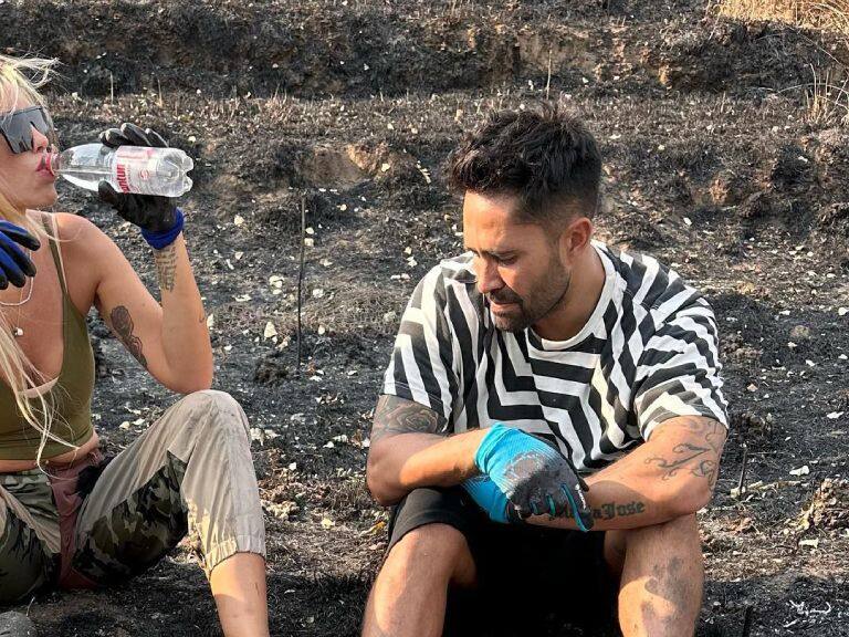 «La gente necesita show»: Coté López muestra su ayuda en los incendios tras ser criticada por su celebración en el 14F