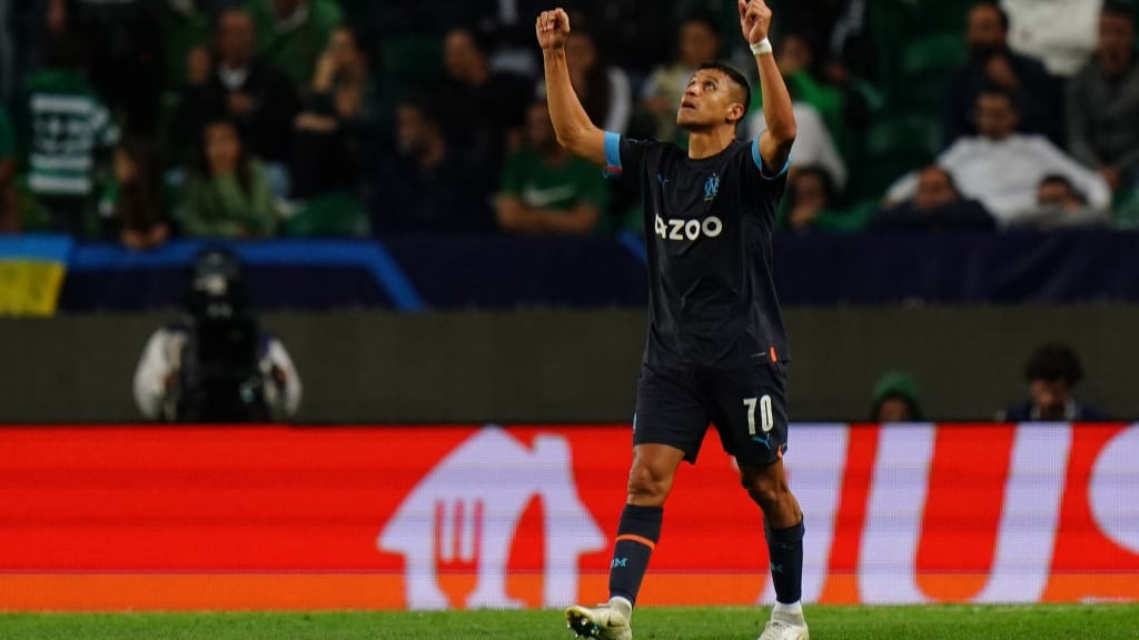 Con gol de Alexis Sánchez, Olympique Marsella derrota nuevamente al Sporting Lisboa en la Champions League
