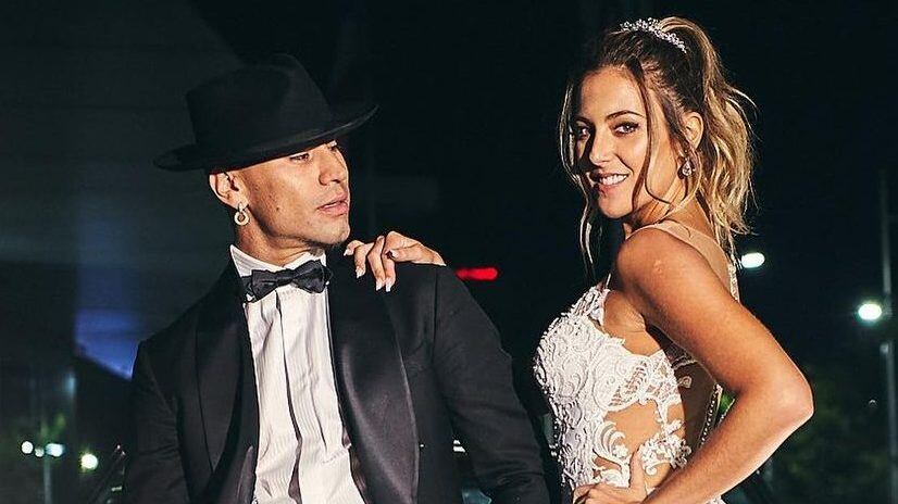 Ya falta poco: Gabriel Peralta mostró avanzado embarazo de su pareja