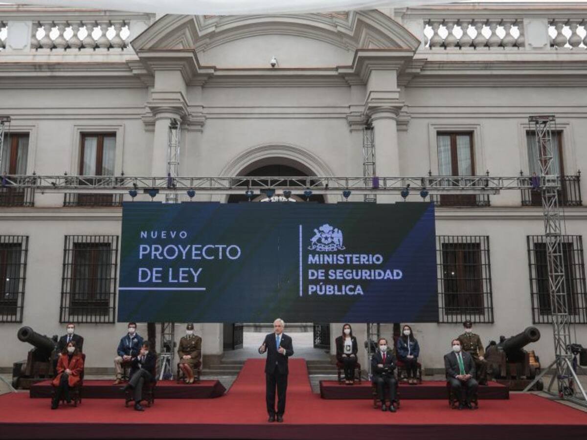 Presidente Piñera firmó proyecto de ley que crea el Ministerio de Seguridad Pública