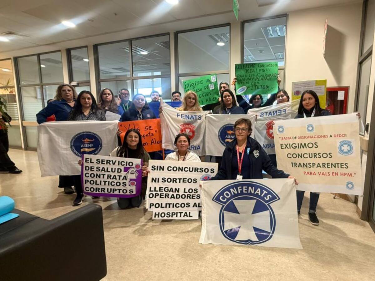 Trabajadores del Hospital de Puerto Montt se movilizan y acusan designación arbitraria en jefatura: “Basta de cargos a dedo”