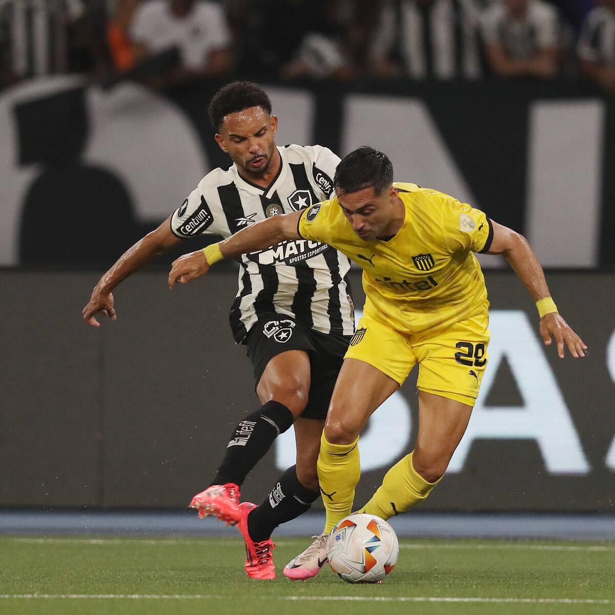 Botafogo golea a Peñarol tiene pie y medio en la final de Copa Libertadores
