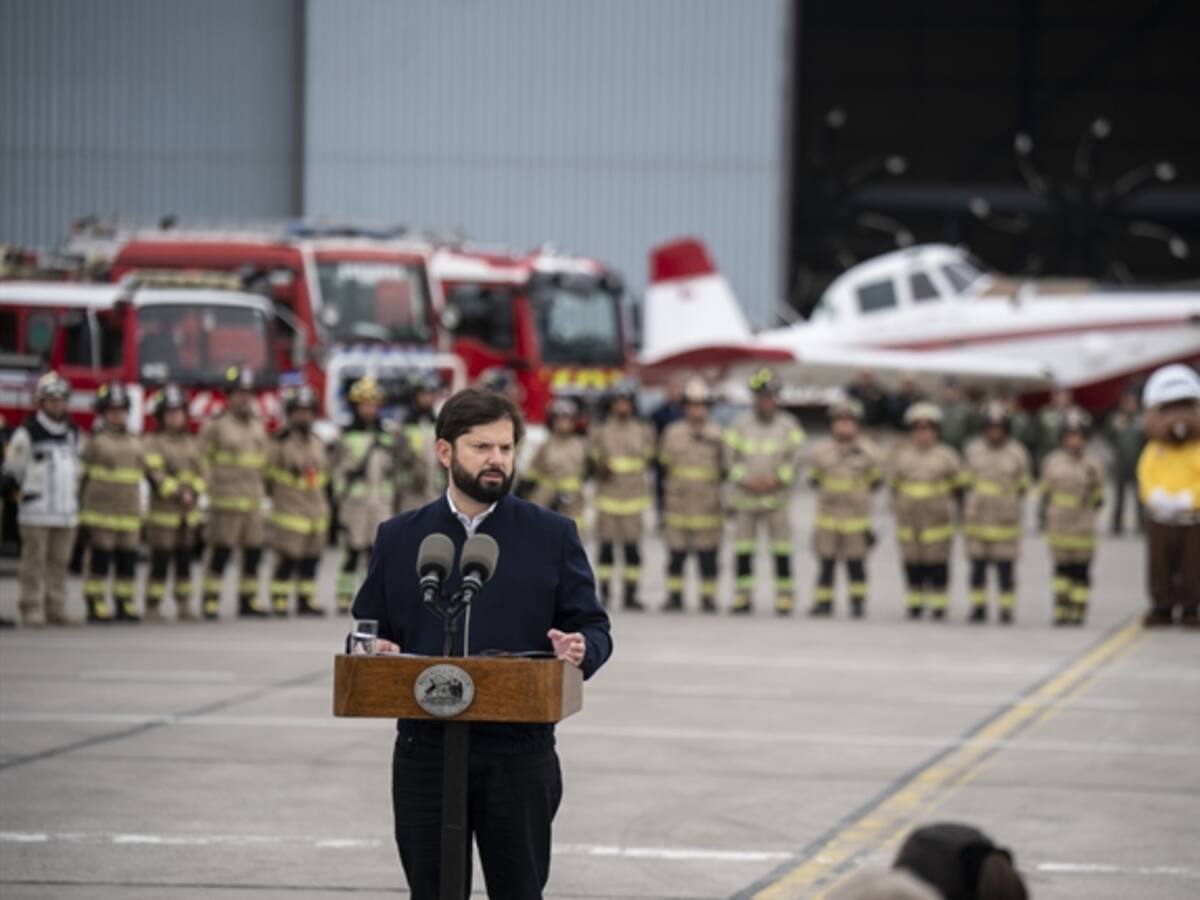 Con un presupuesto histórico: Presidente Boric lanza Plan de Acción 2024-2025 para prevenir y combatir incendios forestales