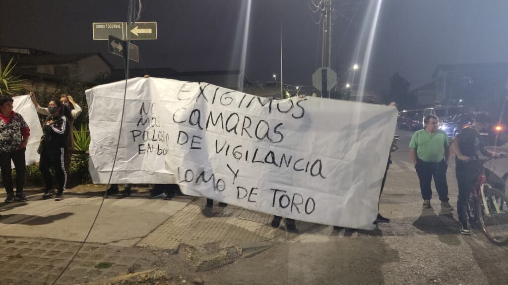 Manifestaciones por poca seguridad en Puente Alto