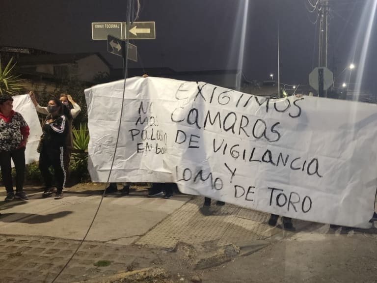 Manifestaciones por poca seguridad en Puente Alto