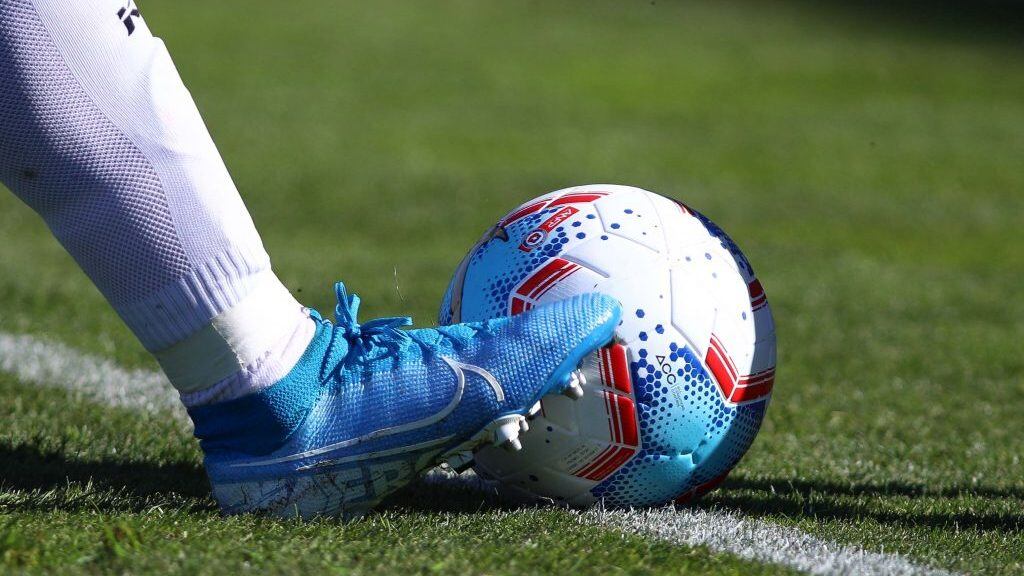 14 DE SEPTIEMBRE DE 2020/RANCAGUAPelota del campeonato, durante el partido valido por la undcima fecha del Campeonato Nacional AFP PlanVital 2020, entre Universidad de Chile vs Cobresal, disputado en el estadio El Teniente.
FOTO: SEBASTIAN ORIA/AGENCIAUNO