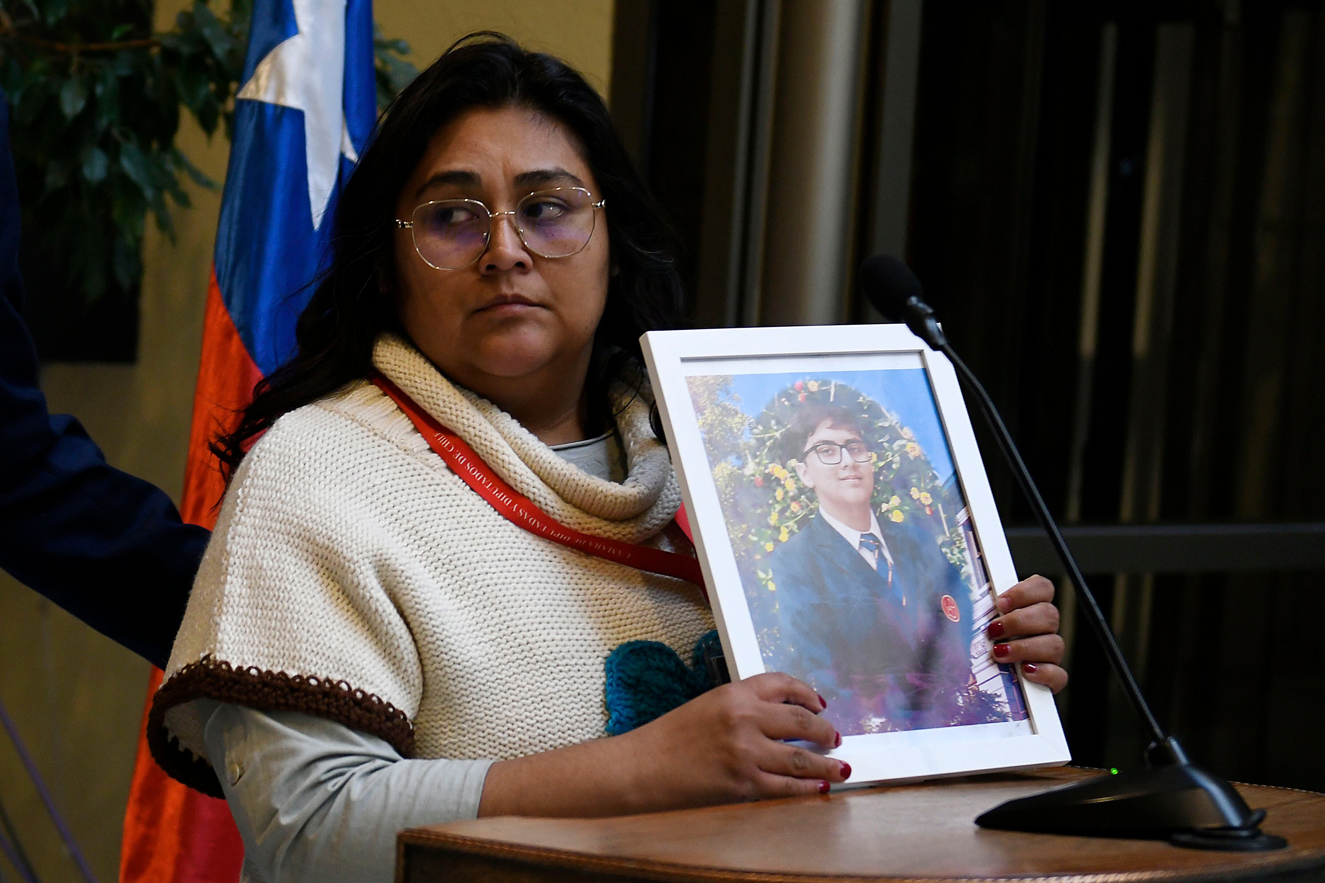 Agencia Uno | La madre del conscripto fallecido Franco Vargas, Romy Vargas