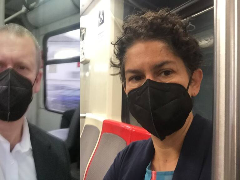 Ministros concurrieron a actividades en La Moneda en transporte público