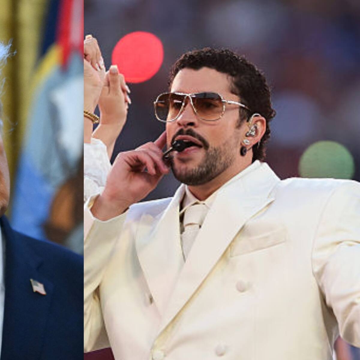 “Repugnante” y “de los peores de la historia”: la feroz crítica de Trump al show de Bad Bunny en el Super Bowl