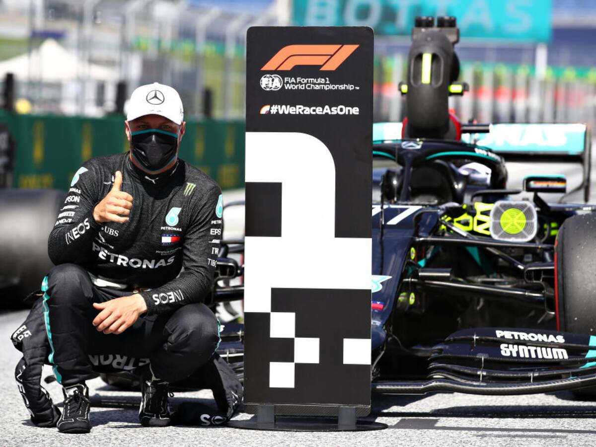 Valtteri Bottas se quedó con la pole del Gran Premio de Eifel, undécima carrera de la temporada 2020 de Fórmula 1