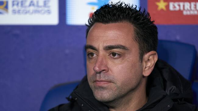 Xavi Hernández Barcelona vs Napoli