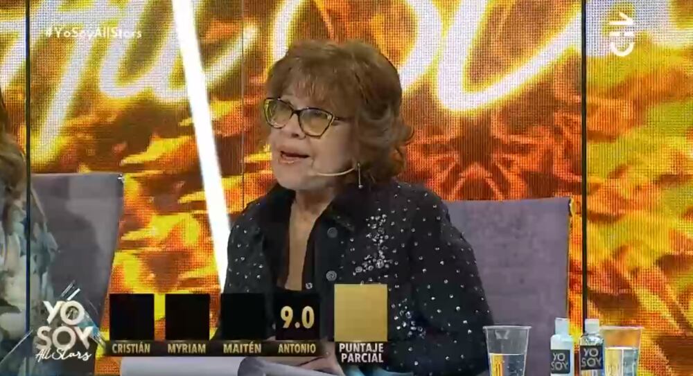 Maitén Montenegro evaluó mal a Nino Bravo en Yo Soy All Stars