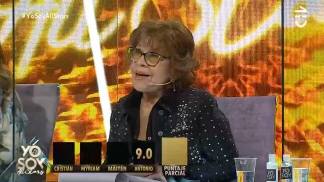 Maitén Montenegro evaluó mal a Nino Bravo en Yo Soy All Stars